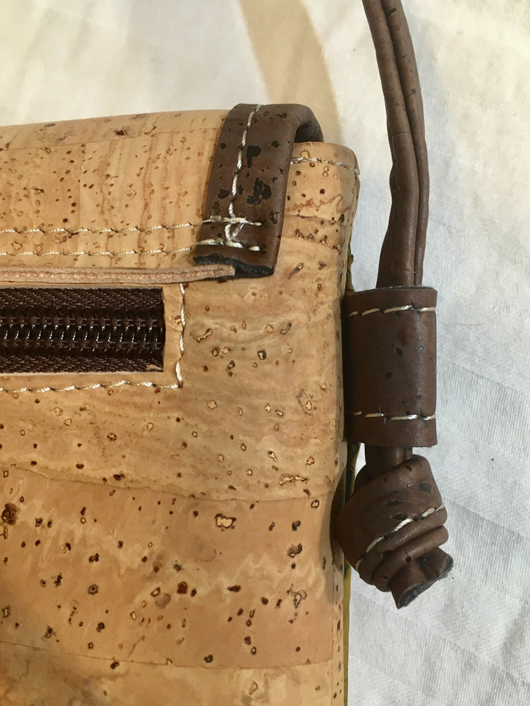 SOLD OUT: Blue, Green & Natural Crossbody Purse
